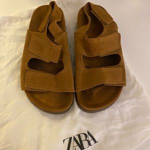 Youth Zara Kids Suede/Leather Sandals (Unisex)
